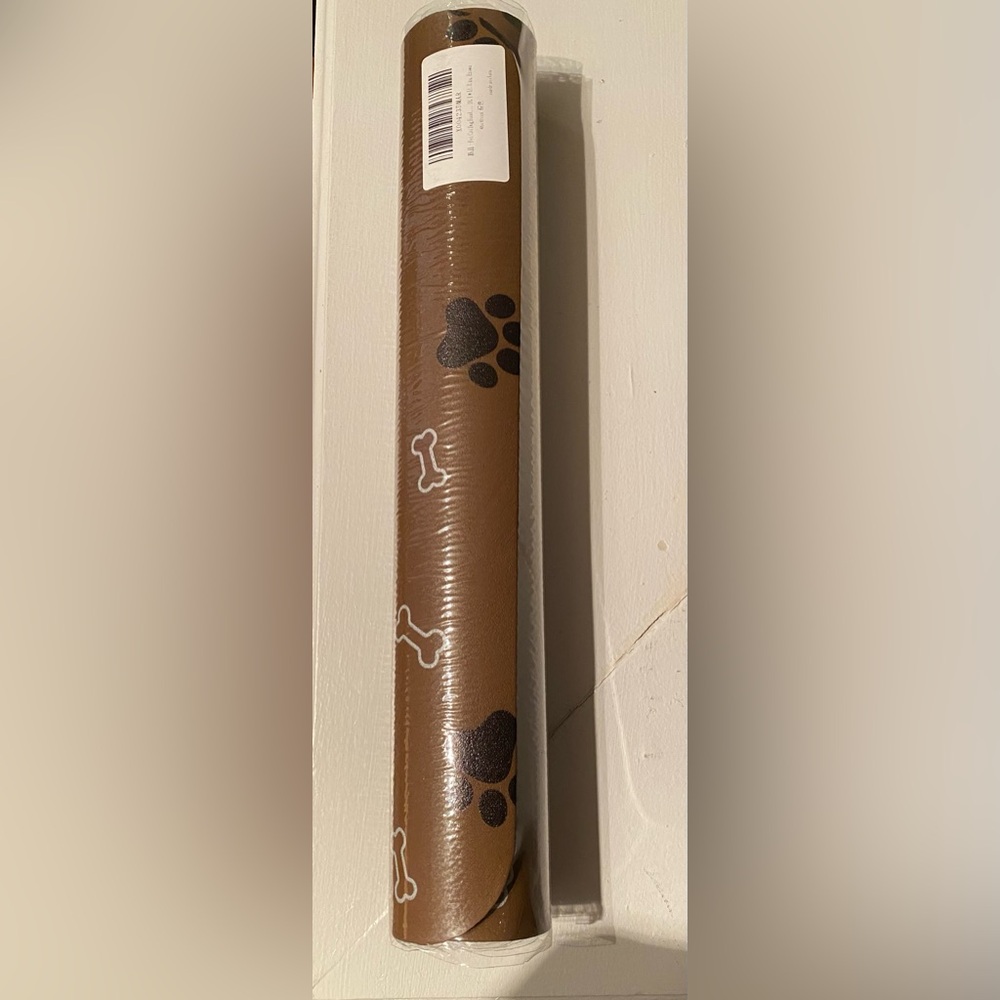 Brown Dog Paw Print Feeder Mat New - Picture 2 of 3